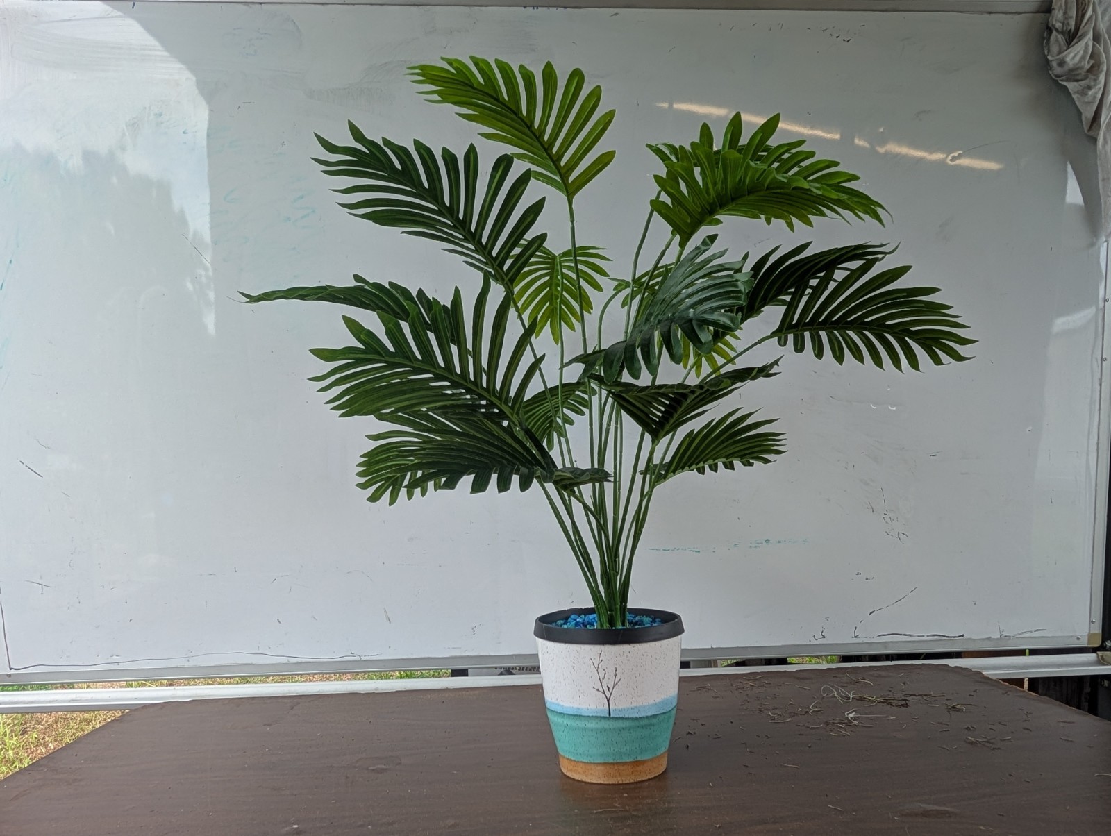 Artificial Palm Plants In Pot/ Office Decor/