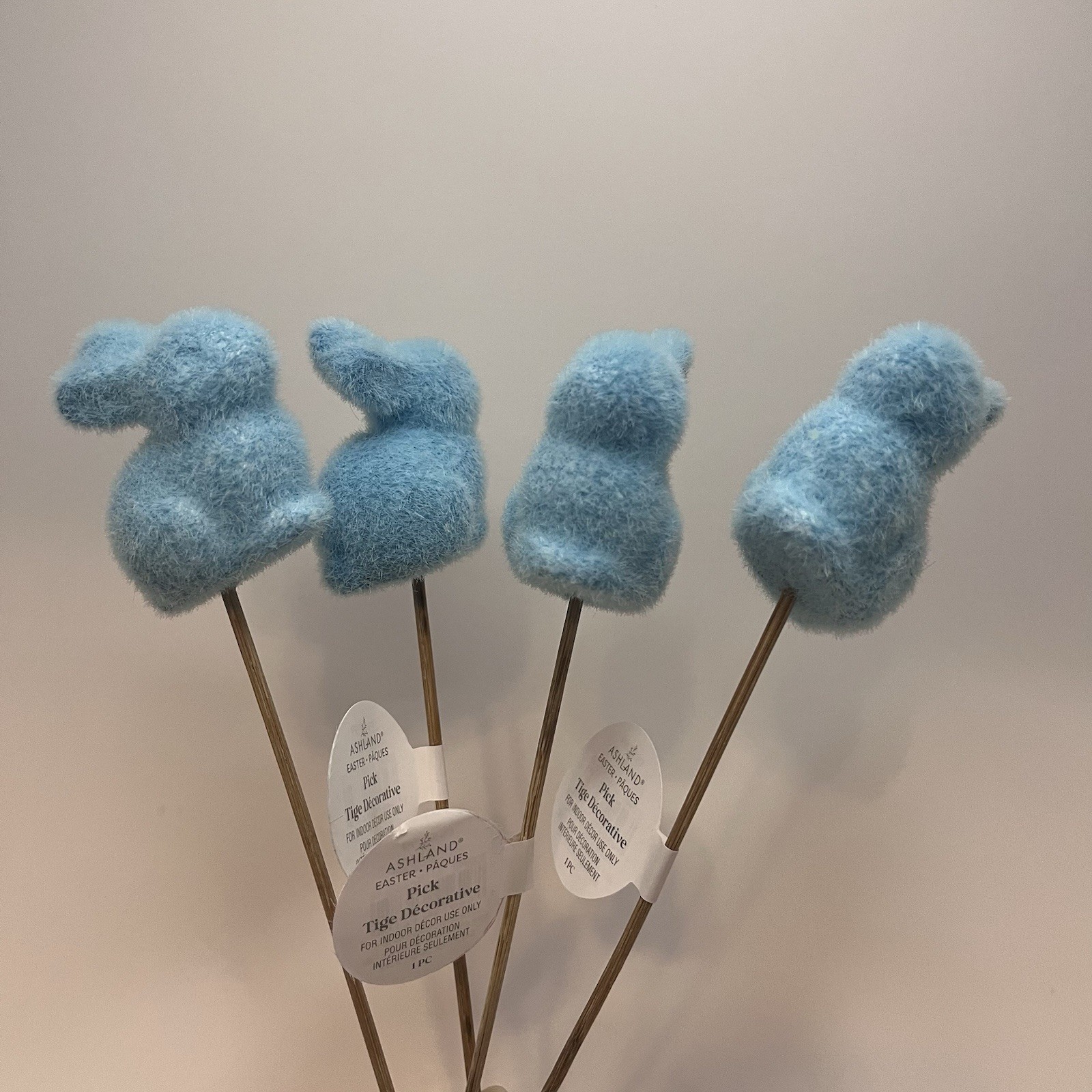 Blue Bunny Easter Mini Picks Pack Of 4 – NEW W/ Tags