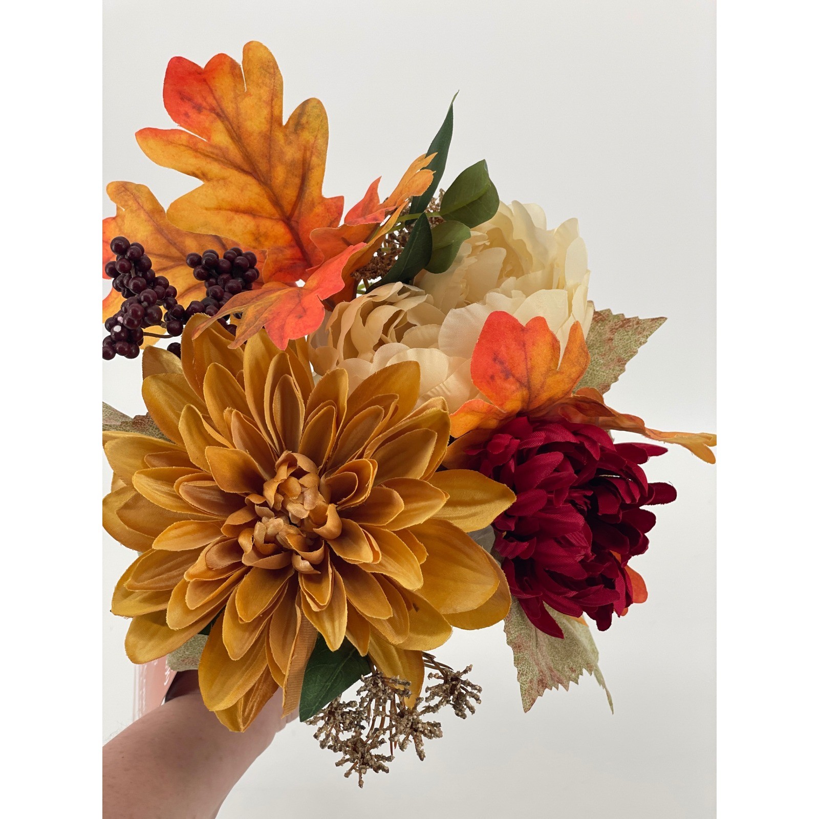 Lot of 25 Ashland Fall Floral Stems Pumpkins Lot Orange Yellow Autumn Decor New