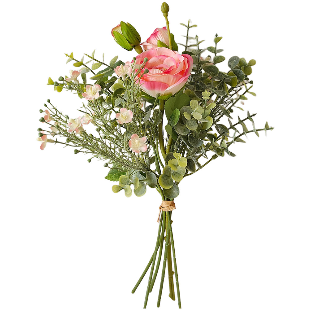 Artificial Lotus Flower Bouquet Silk Home Decor Wedding Bridal Handheld