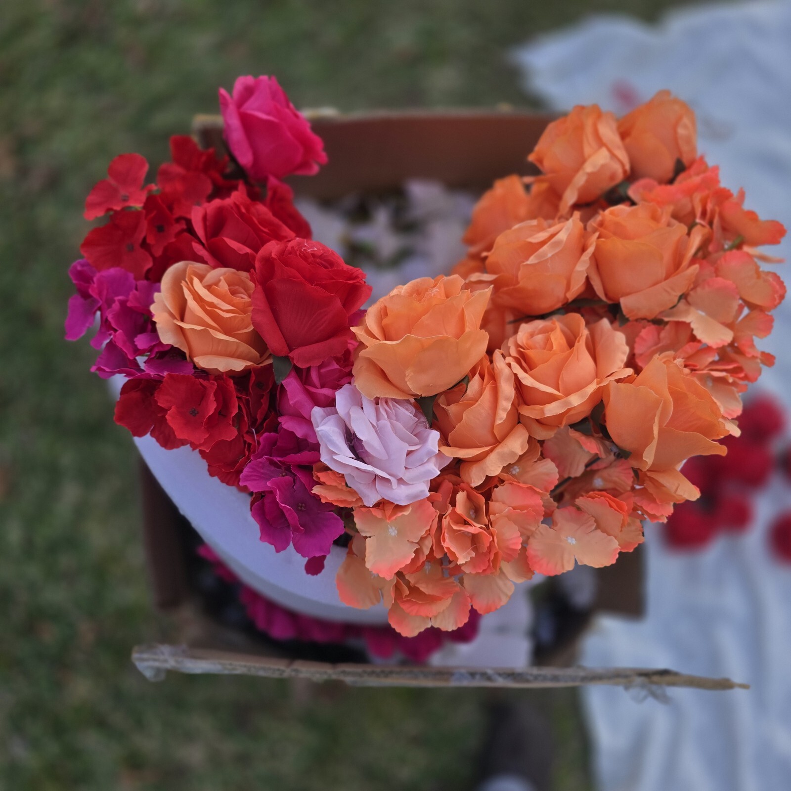 Wedding Flower Centerpiece Floral Arrangement X4 23″x24″ X1 34″ Roses + Extras