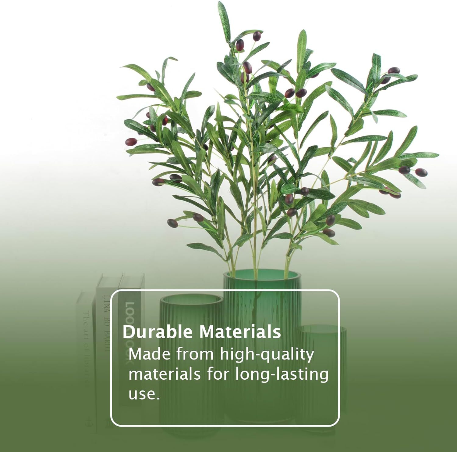 Artificial Olive Tree/Branches – Fake Plant Home Decor