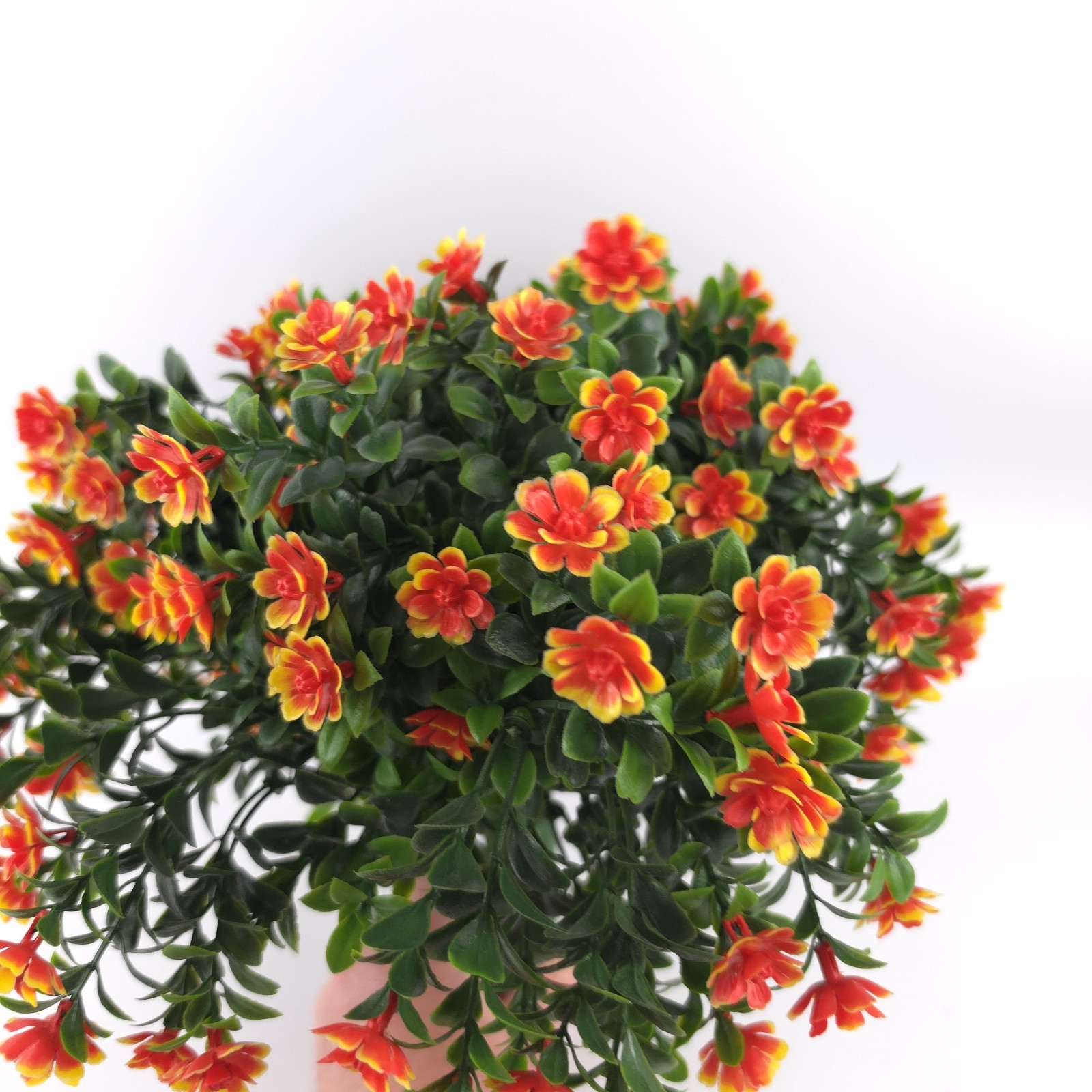 Wicker Park 11″ Faux Wildflower Urn Filler Yellow & Orange