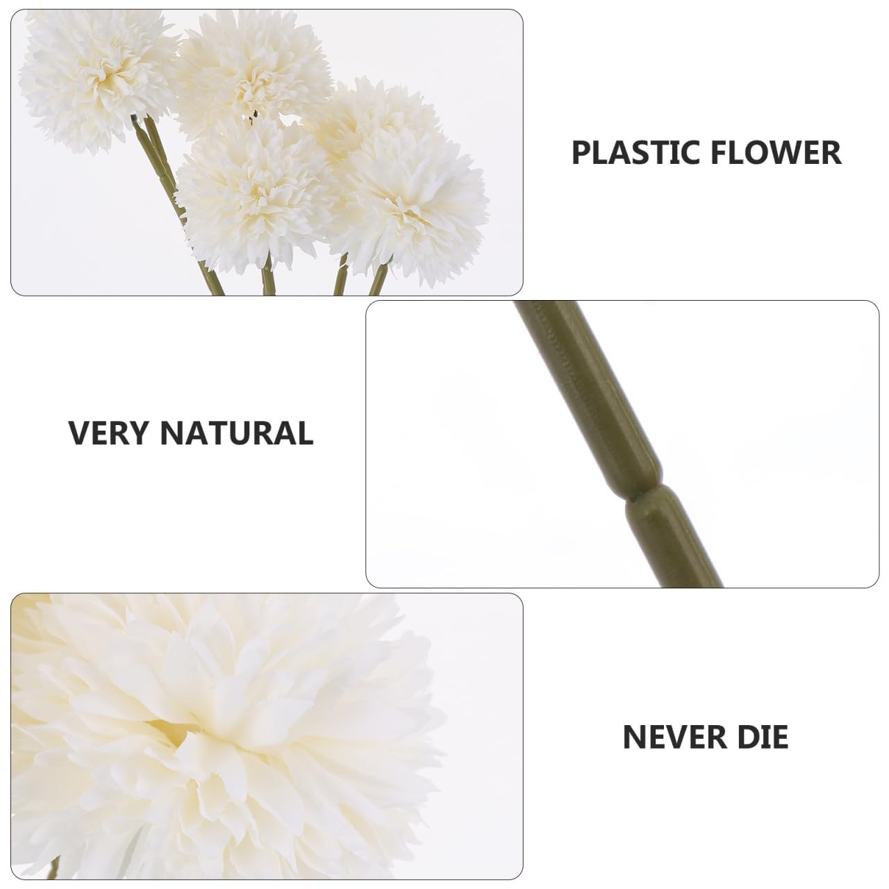 6 Pcs Artificial Hyacinth Bouquet Simulated Flowers for Bridal Wedding Party …