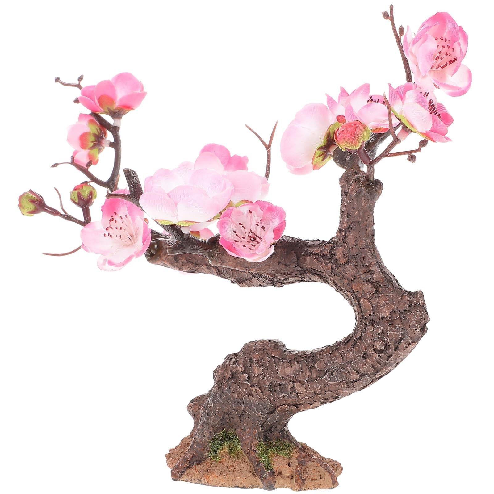 Mini Plum Tree Decoration 10.62 Inch Artificial Small Tree Ornament for Home …