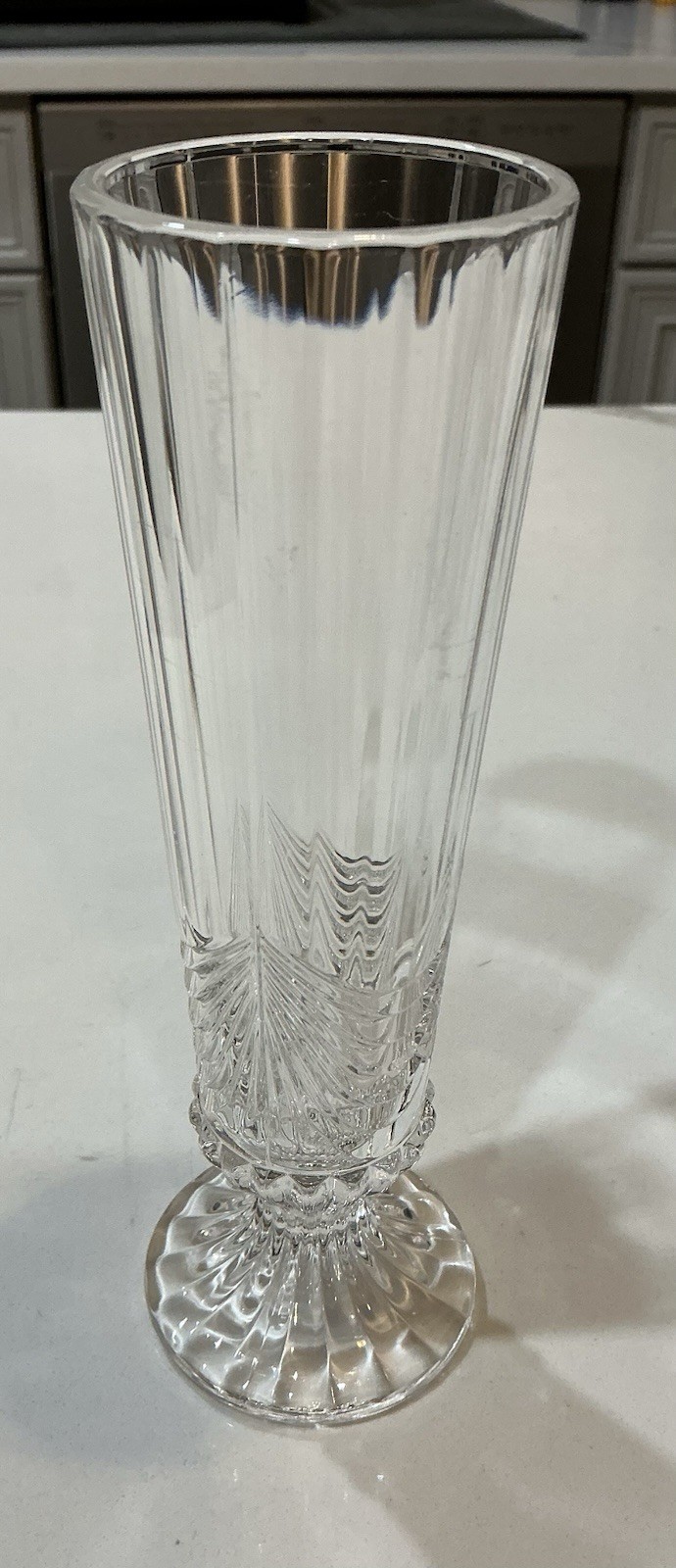 Bud Vase RCR Royal Crystal Rock 6.7 in. “Aurea” Vintage 80´s