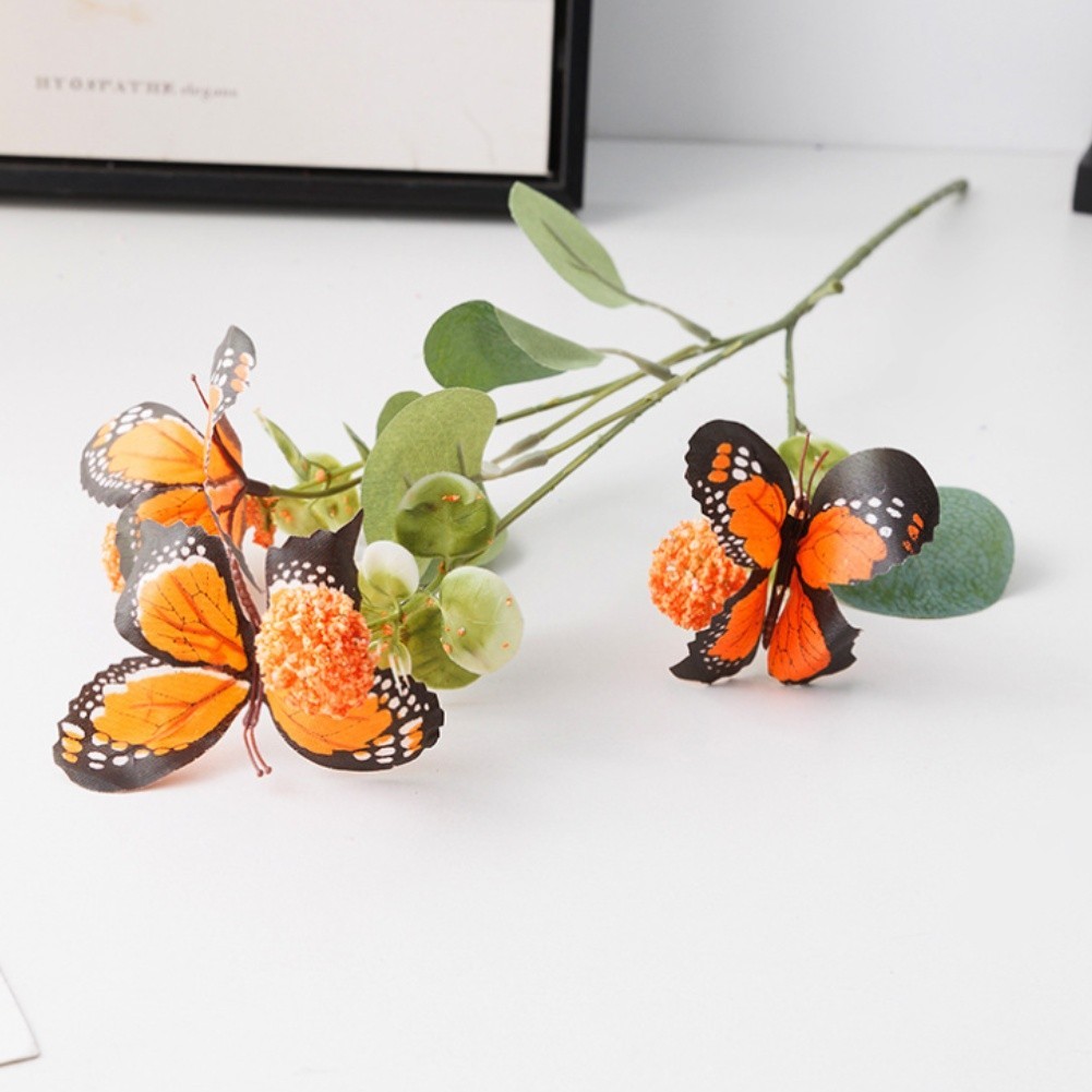Artificial Silk Butterfly Flower for Wedding Home Decoration Outdoor Photography