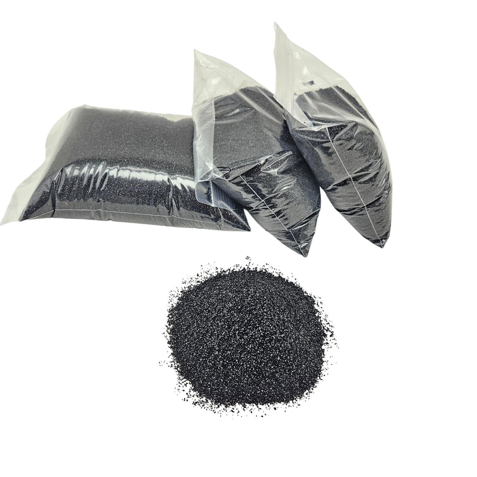 Black Aquarium Sand Made in U. S. A. 5, 10, 25 LBS