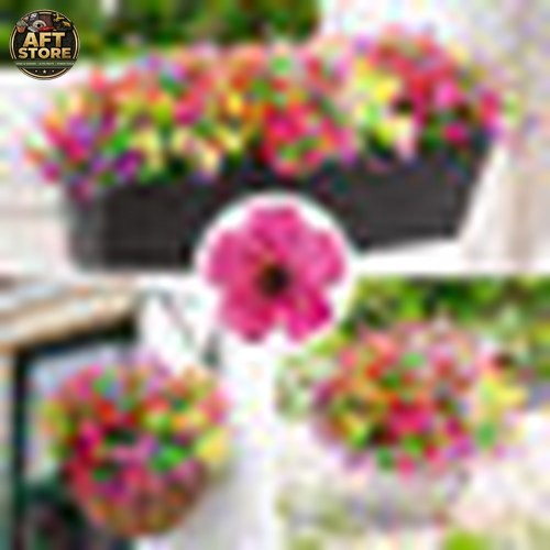 Primrue 24 Bundles Artificial Flowers for Outdoor Decoration