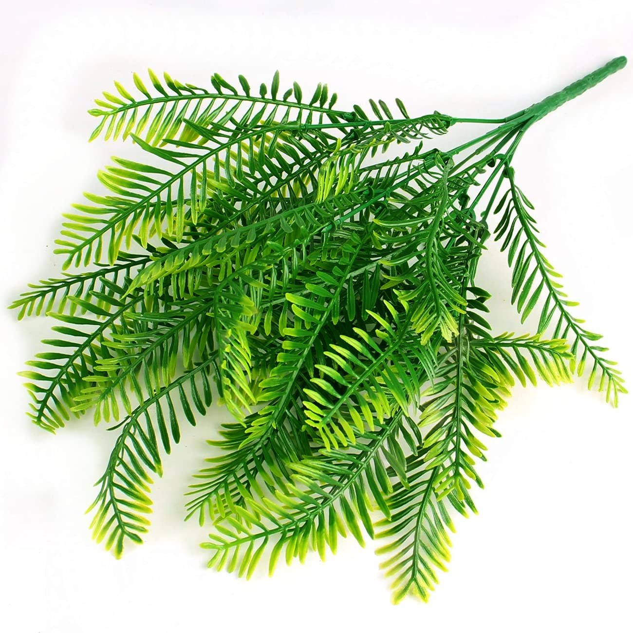 Artificial Shrubs, Plastic Plants Grass Fake Green Bushes Greenery Leaves Wed…