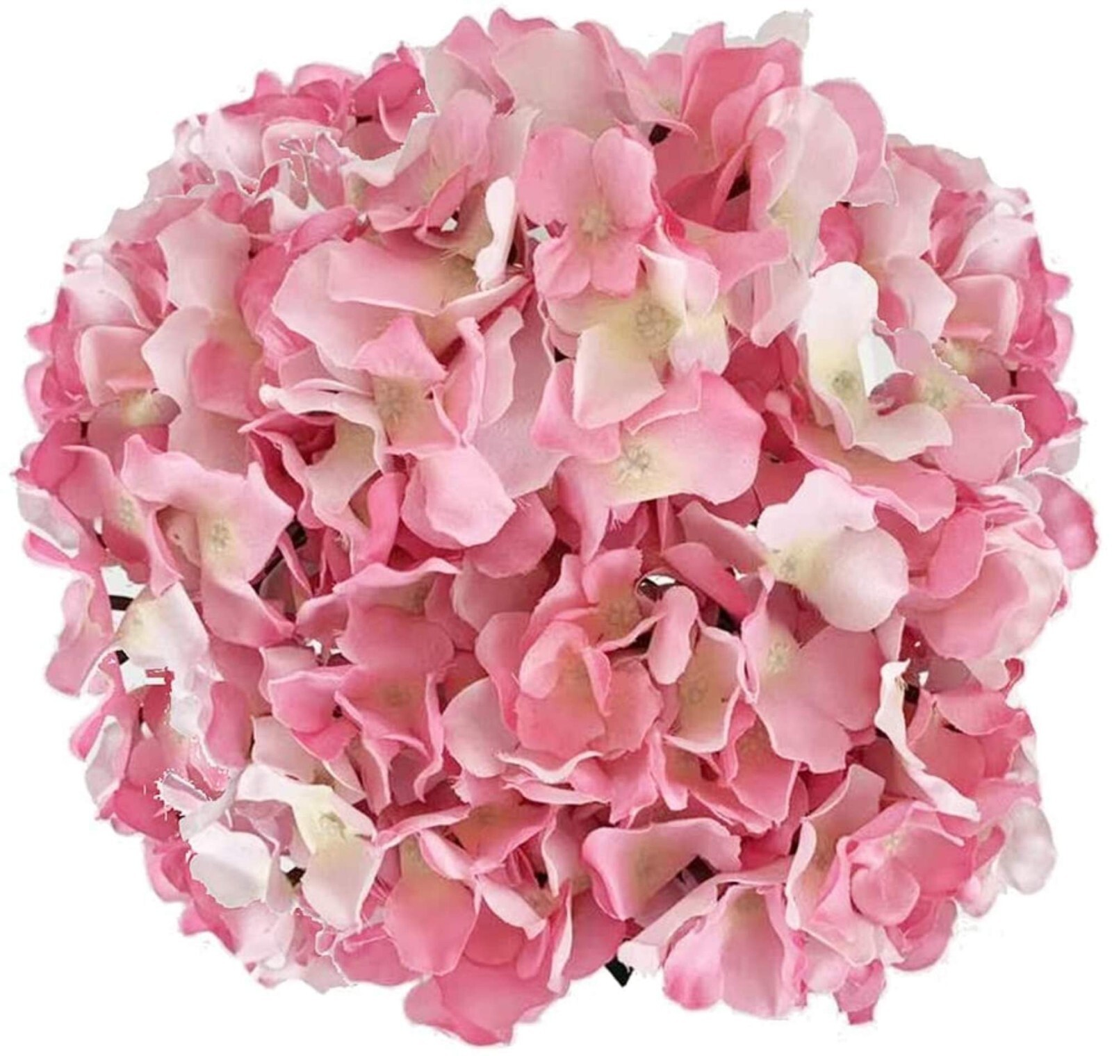 7 Big Head Artificial Hydrangea Flowers Fake Silk Bouquet Flower for Home Hotel
