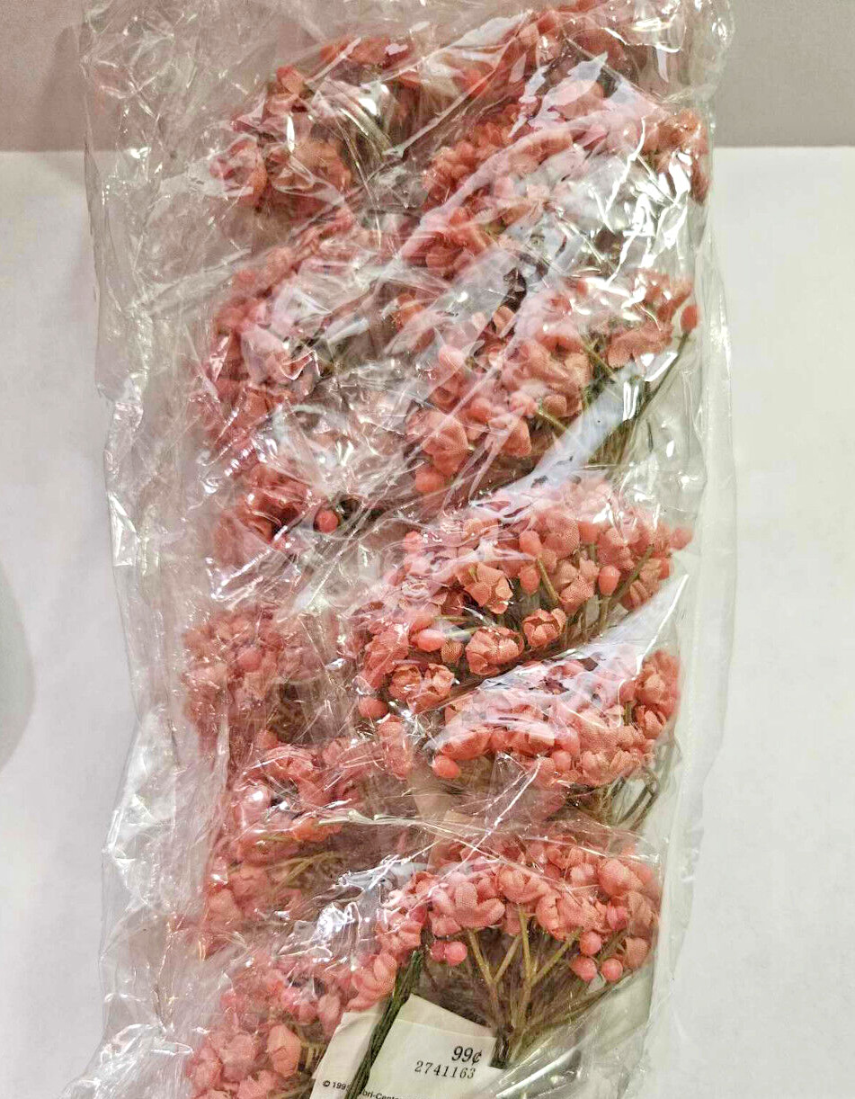 Pkg of 2×12= $23.76Retail NWT-NOS Petite artificial flower fillers Mauve