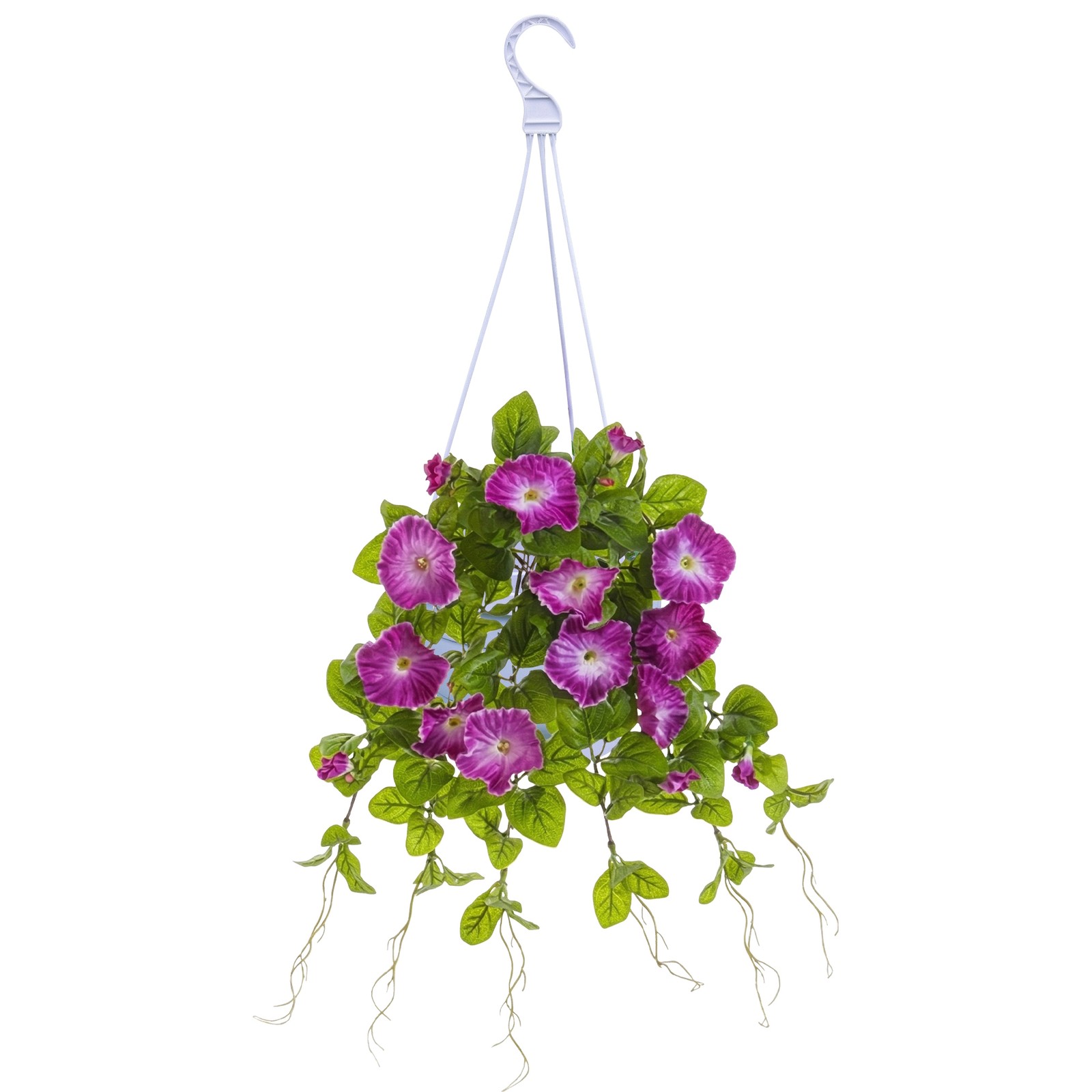 Allstate 20″ Lavender Petunia UV Protected Artificial Hanging Floral Bush