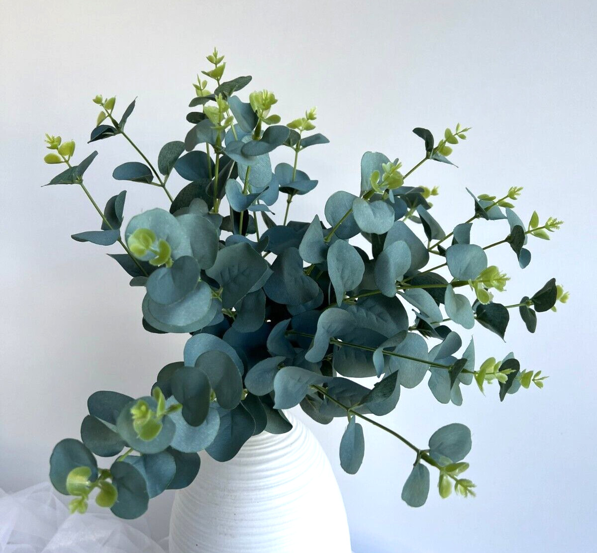 Eucalyptus Bush Australian Native Leaf Foliage Artificial Flowers greenery x 1