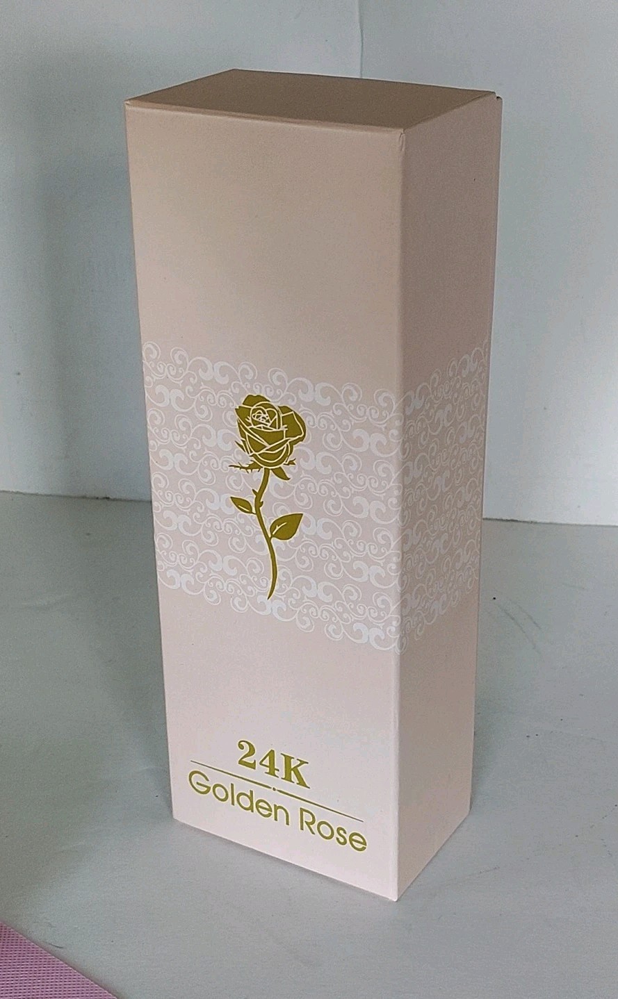 24K Golden Dipped Red Rose Lightweight Valentines Birthday Wedding Gift Box