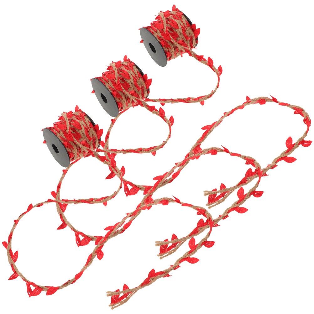 Simulated Maple Leaf Garland with Faux Greenery for Cozy Autumn Party Decor