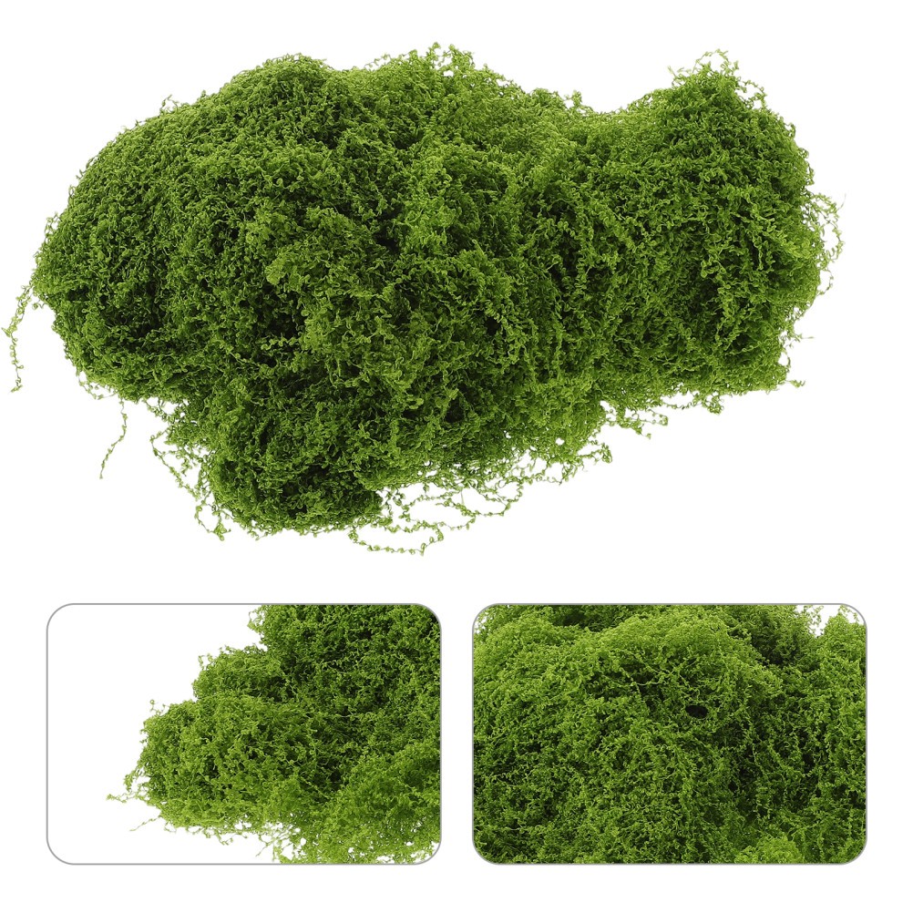 1 Pack Fake Moss Green Artificial Faux Moss Decor for Crafts Potted Plants