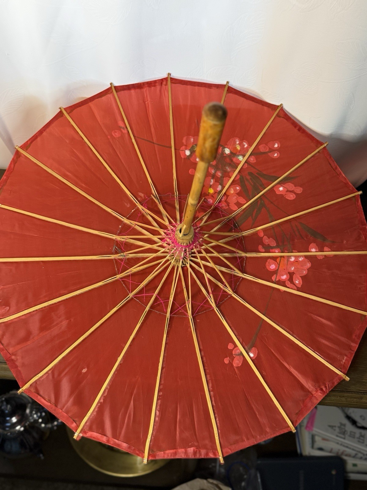 Parasols Red (small) And Pink (large) Set Of 2