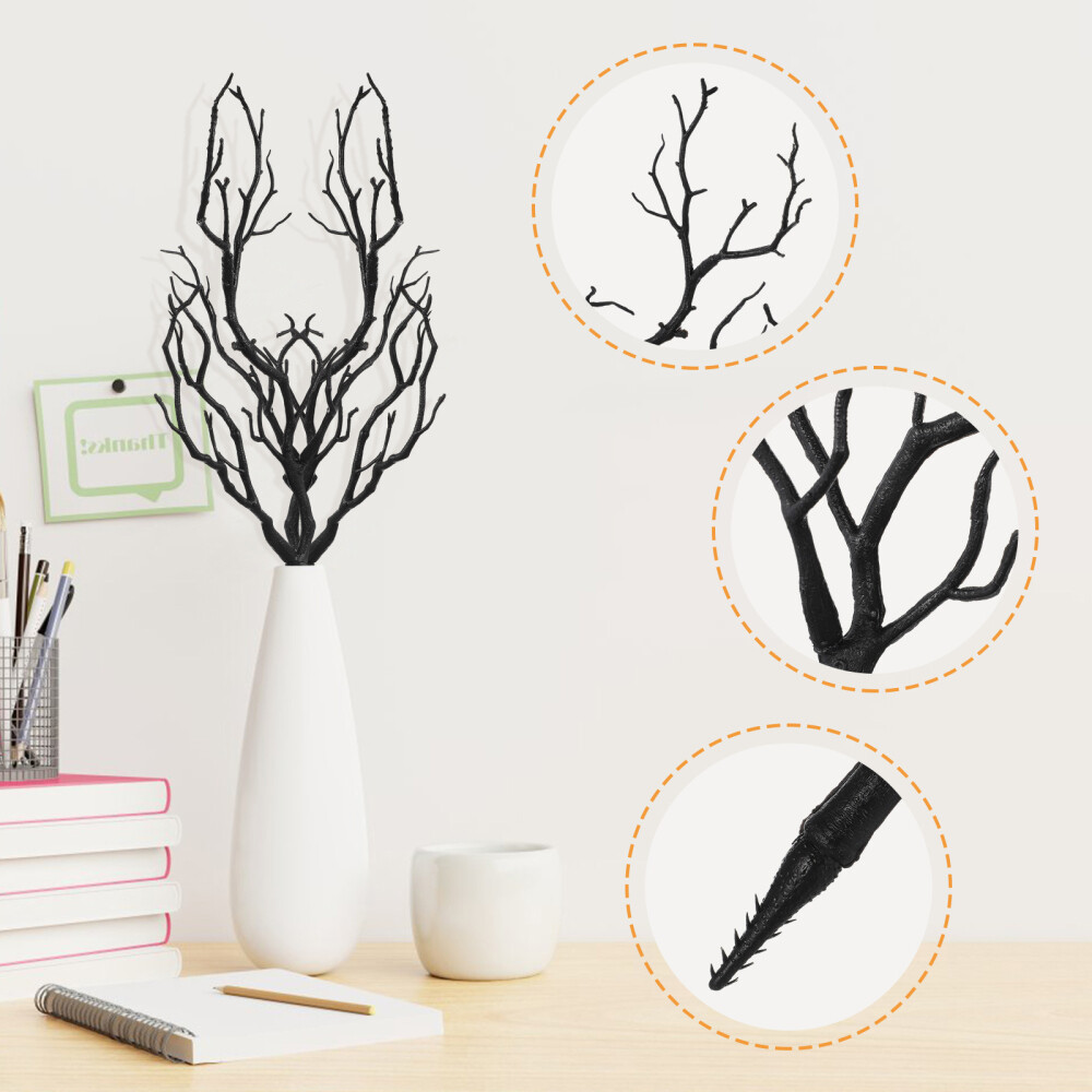 4x Artificial Dried Antlers Tree Branches Artificial Branches Plant Twigs Decors