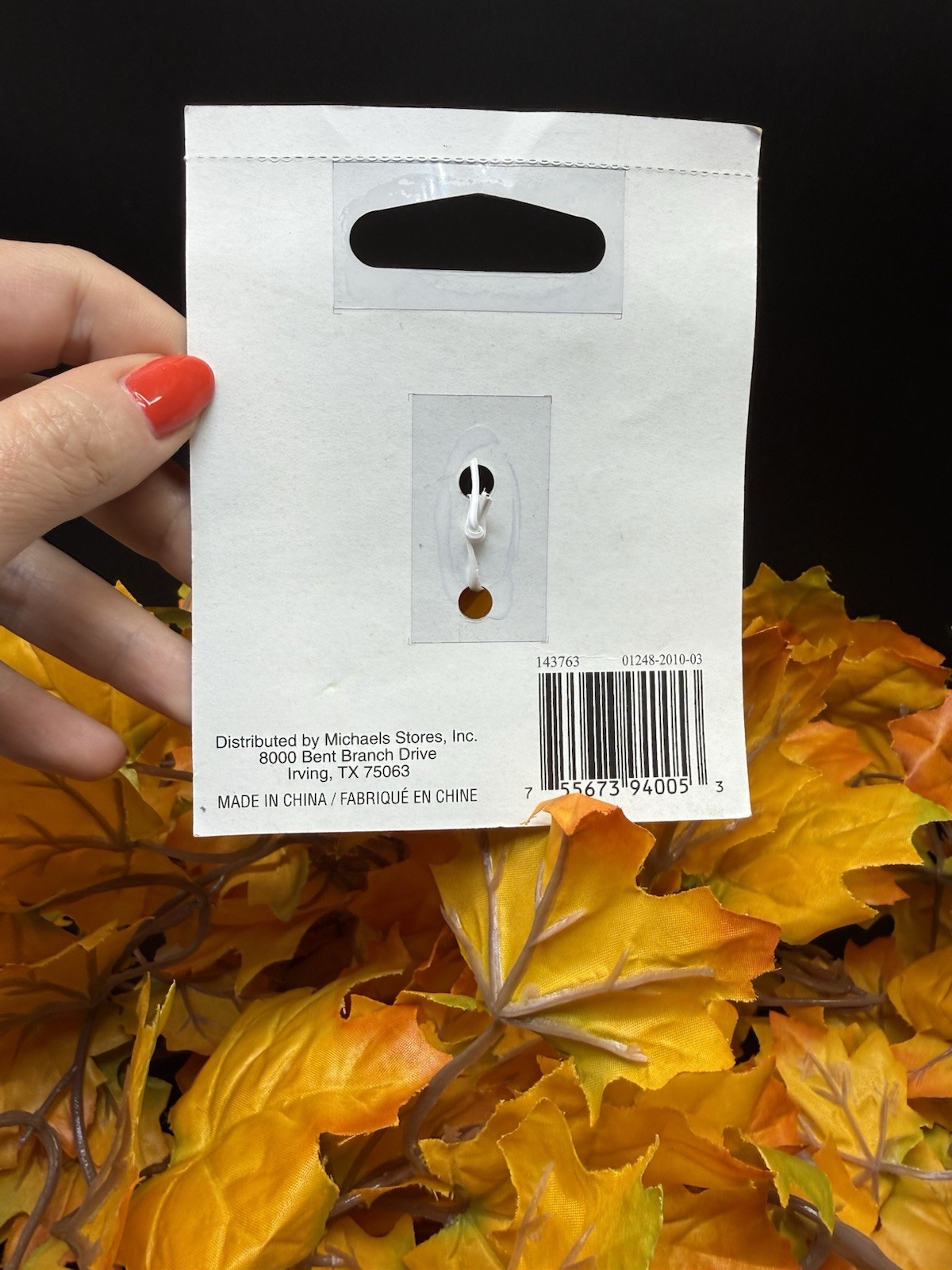 New With Tags Ashland Artificial Yellow Maple Leaf Garland Fall Decor