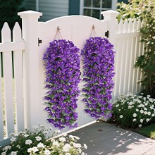 Artificial Bougainvillea Flowers for Outdoors, 2 Pcs, Fuchsia | Faux silk