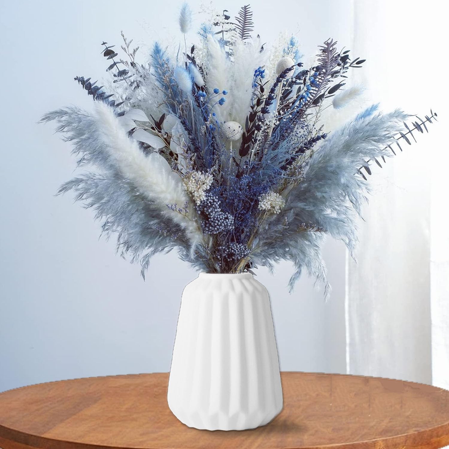 Natural Dried Pampas Grass Bouquet(No vase),Dried Flowers Pampas Grass Decor …