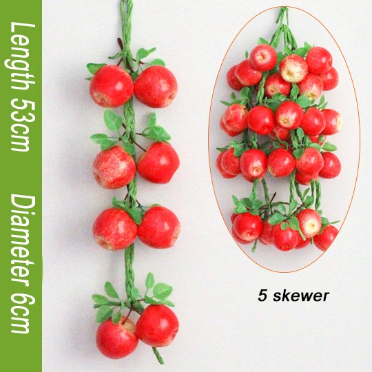 Simulat Artificial Lemon String Fake Fruit Disply Wall Hanging Home Party Decor