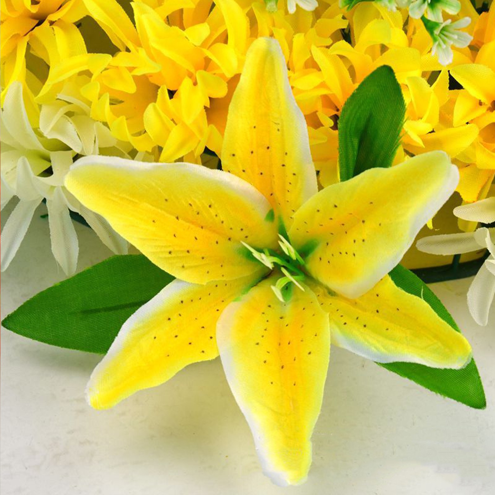 Cemetery Wreath Artificial Memorial Wreath Plastic Loop Silk Cloth Flower For Gr