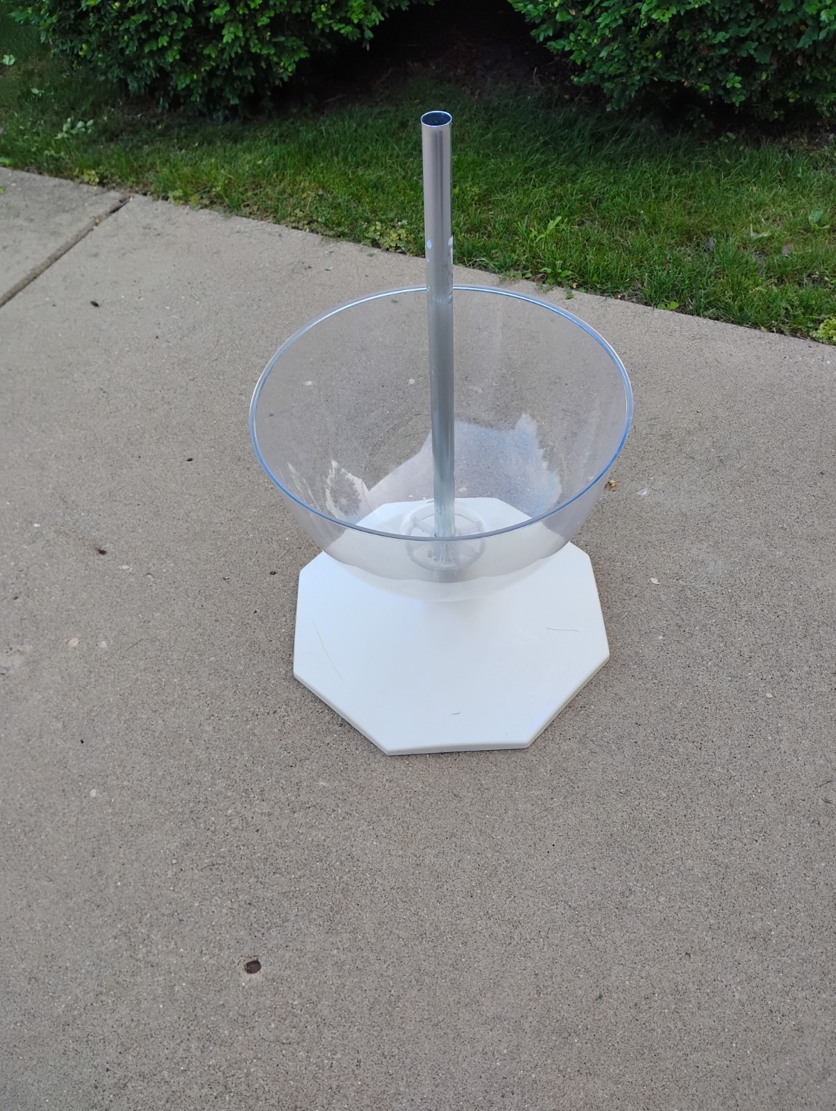 Vintage Mod Spaceage Terrarium Dome Floor Plant Stand Atomic MCM BASE ONLY