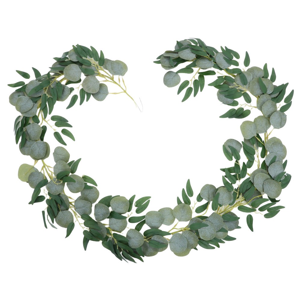 Simulated Vine Rattan Artificial Vines Eucalyptus Garland Leaf Strip