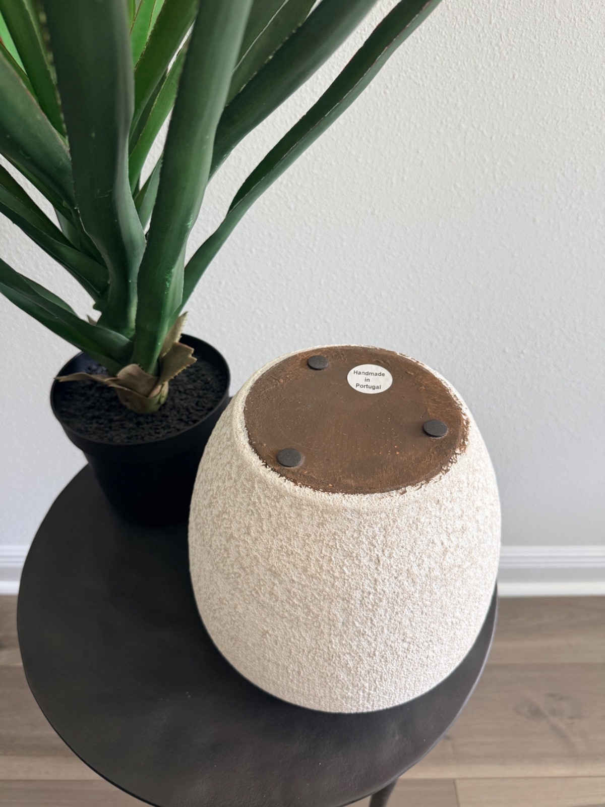 Pottery Barn Faux Yucca Plant 29″ Tall with Removable White Ceramic Pot