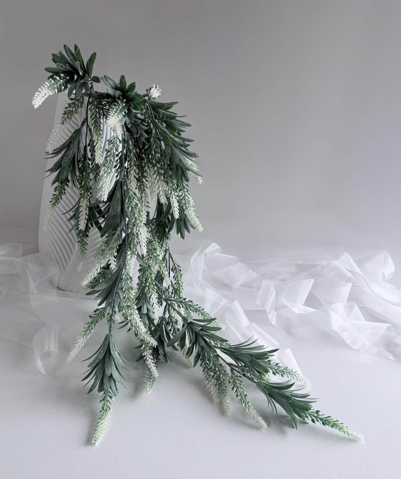 Lavender Hanging Artificial Greenery Hanging Plants Garland Wedding Deco Flower
