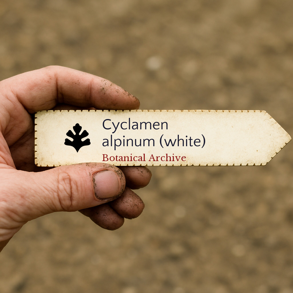 Cyclamen alpinum (white) SEEDS – Alpine cyclamen | Sowbread