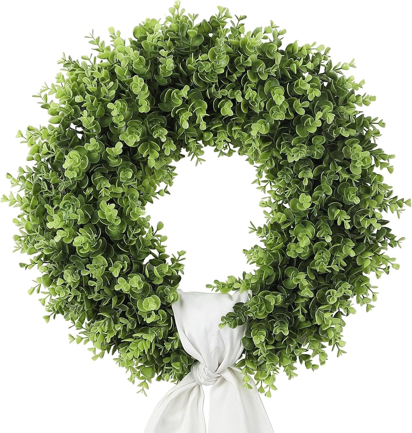 Charming 20” Artificial Boxwood Wreath – Perfect for Weddings & Seasonal Decor