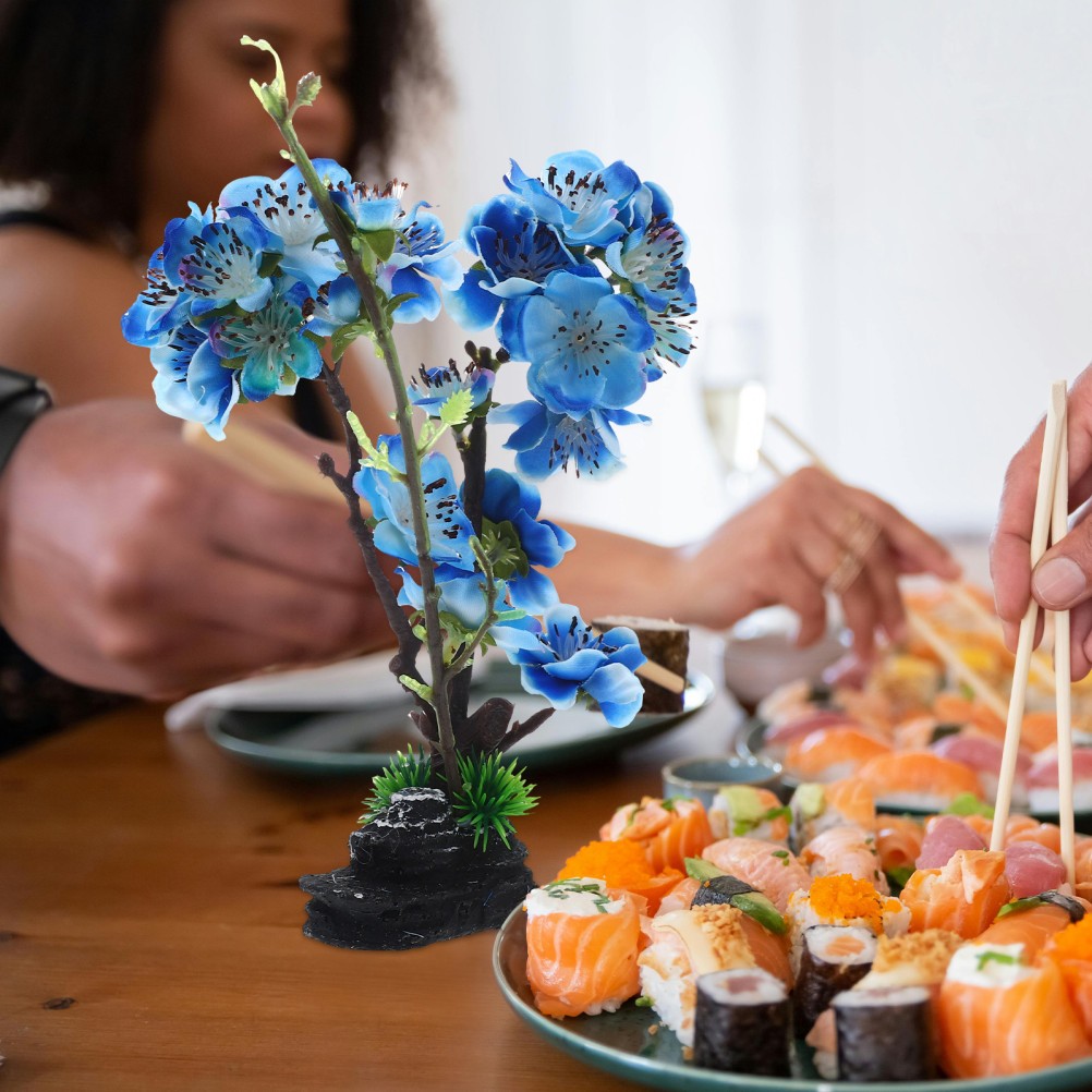 Elegant Flower Sushi Plate Decoration for Hotel Supplies and Food Dish Ornaments