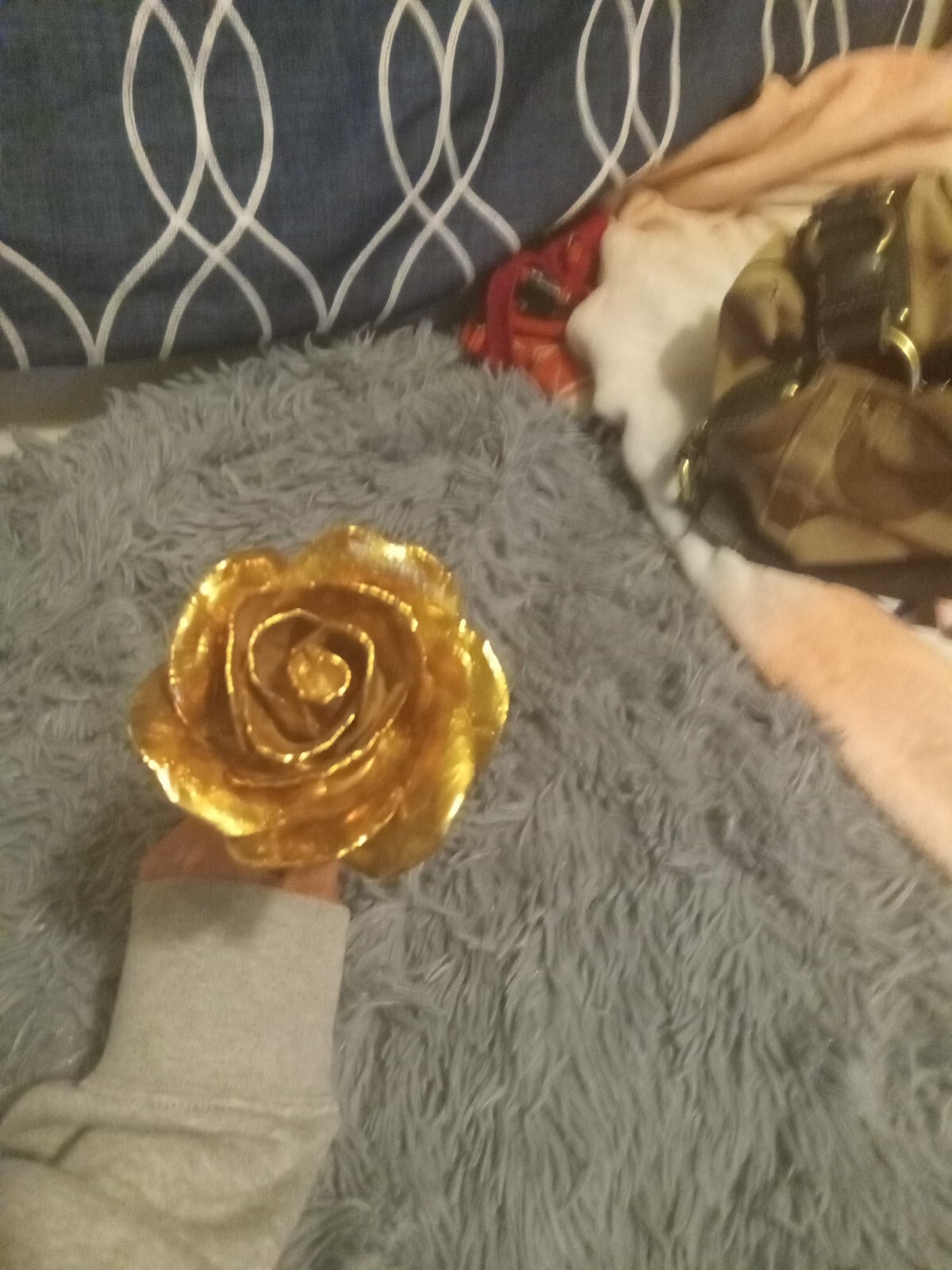 Forever Rose, a Genuine, One of a Kind, Real Rose, Hand Dipped in 24K Gold to…