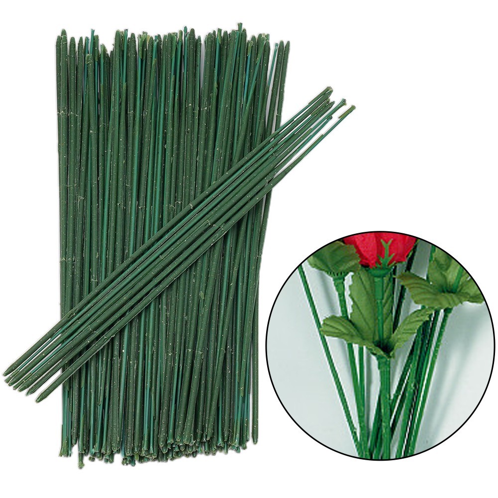 Vibrantly Colored Flower Rods Perfect for Crafts and Floral Arrangements 100pcs