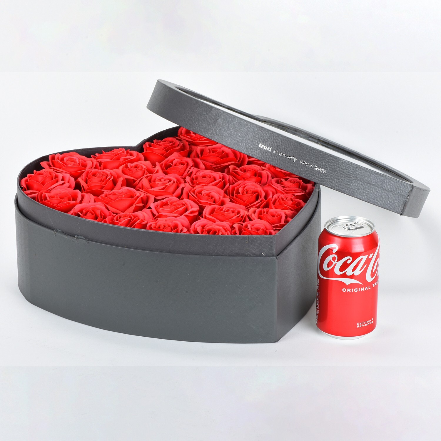 Valentine’s Day Gift Girlfriend Wife Rose Soap Flower Heart Shaped Box Love