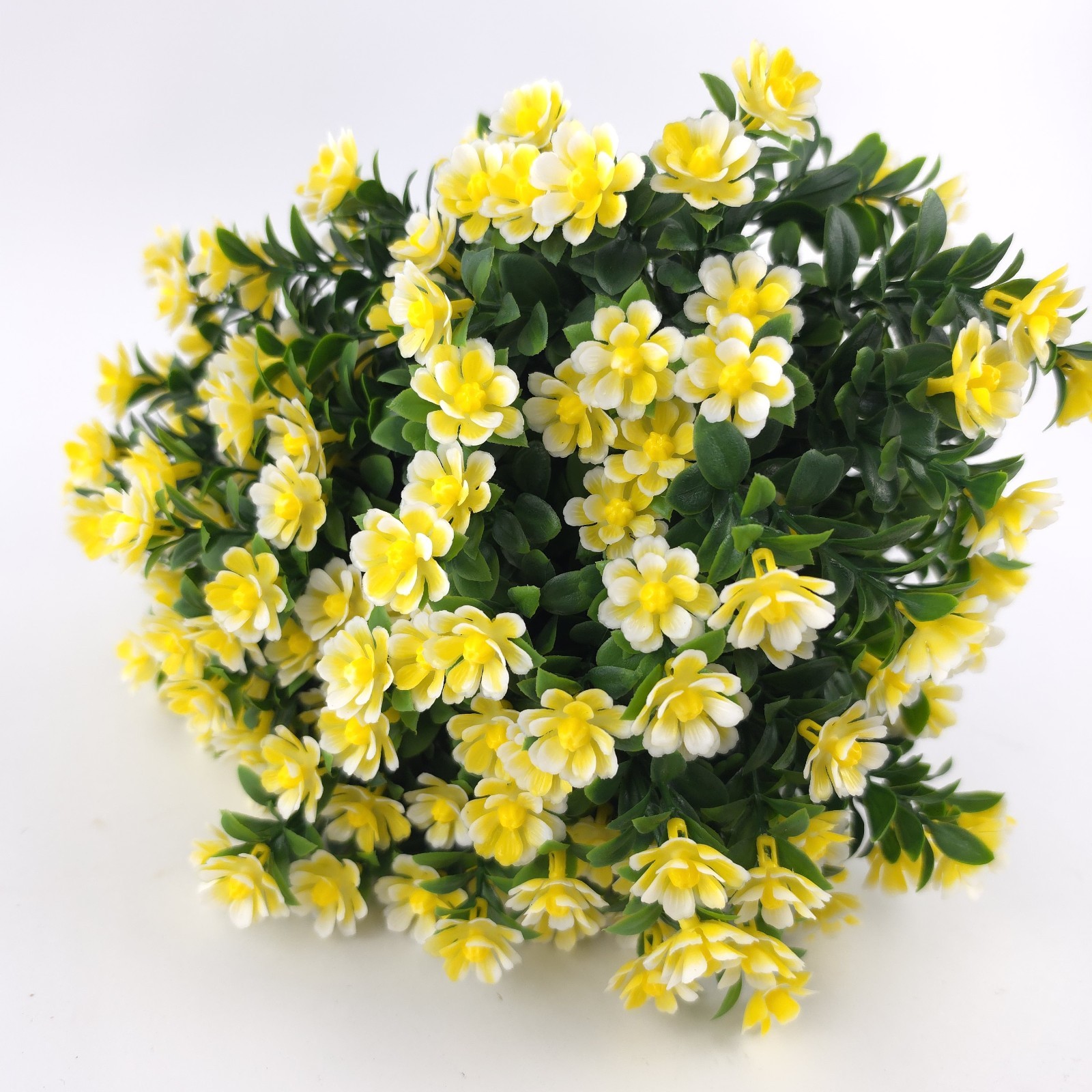 Wicker Park 11″ Faux Wildflower Urn Filler Yellow