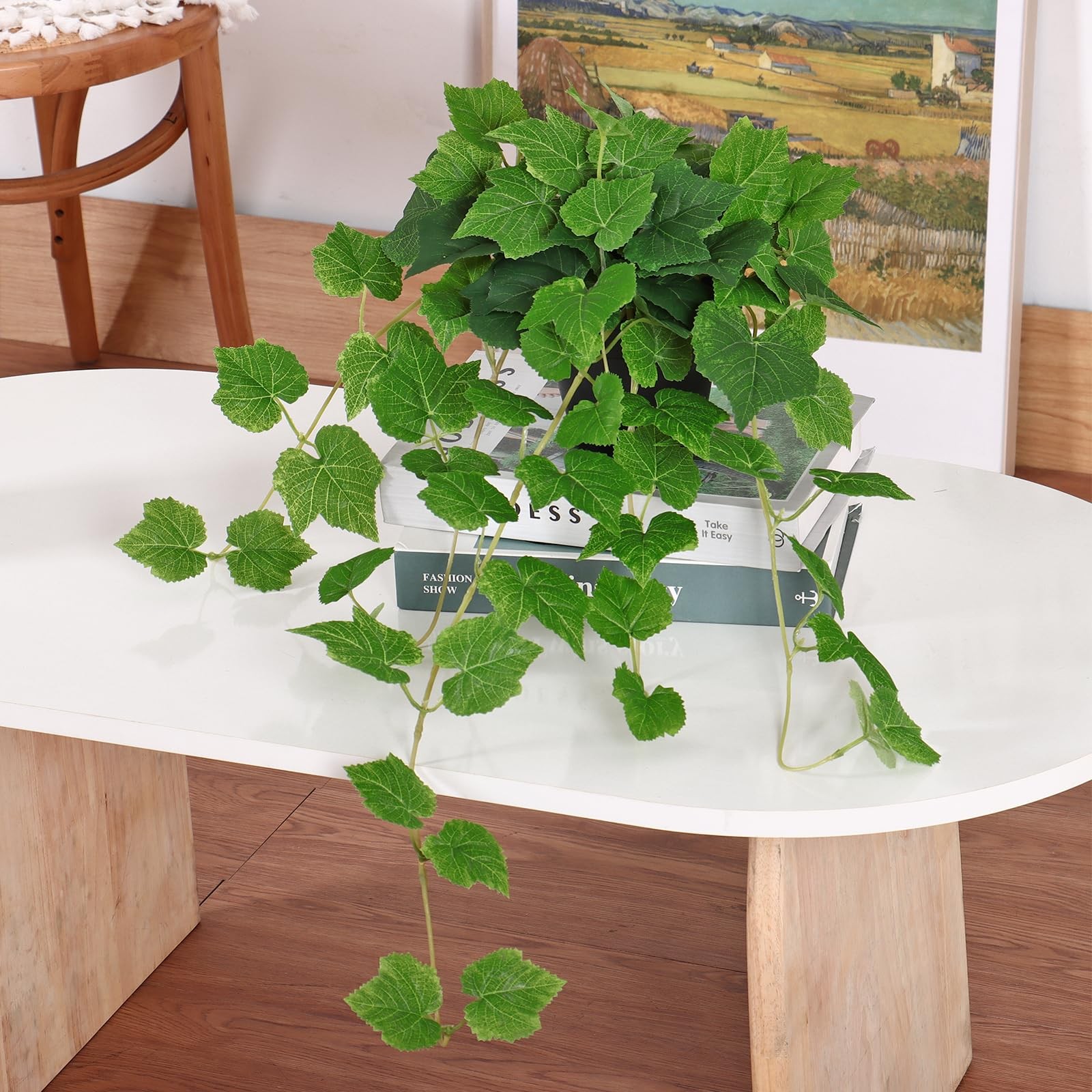 Artificial Plants Fake Pothos Ivy Plant Silk Plant for Home Decor Indoor in P