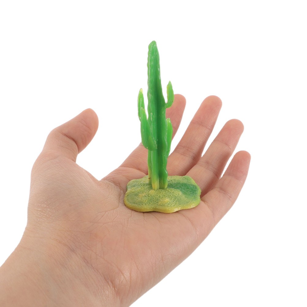 40 PCS Table Simulation Plants Fake Cactus Toy Modeling Ornament