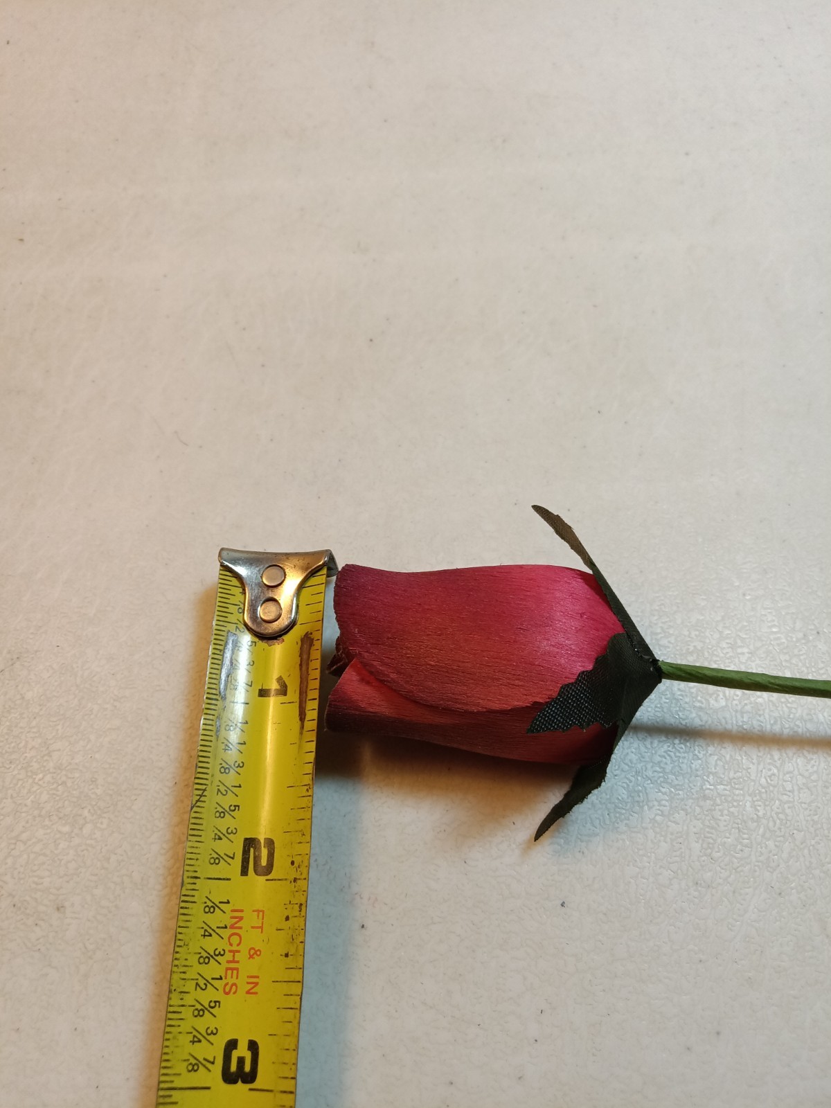 Bundle Of 17 Shaved Wood Rose Buds on stems, Assorted Colors