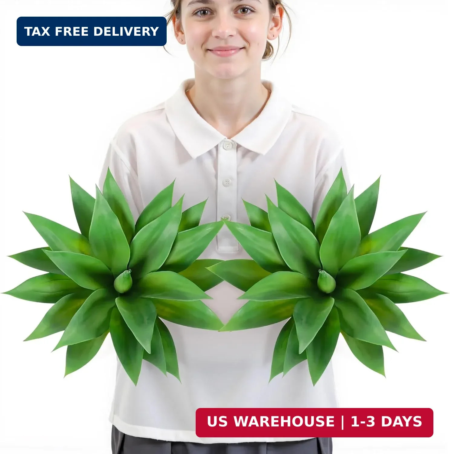 Velener Artificial Plant Outdoor Agave – Small Size UV Resistant Fake Agave Plan