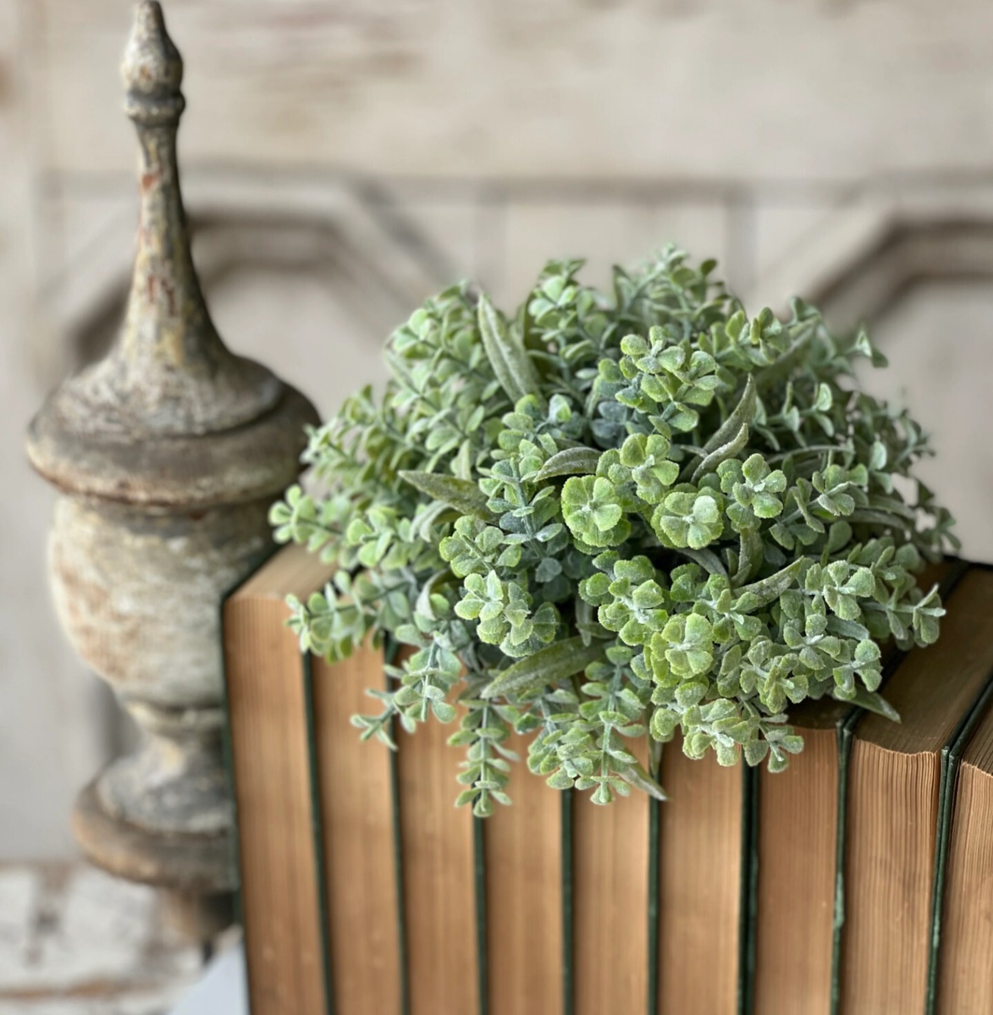 9″ After Rain Half Sphere Floral Decor Accent