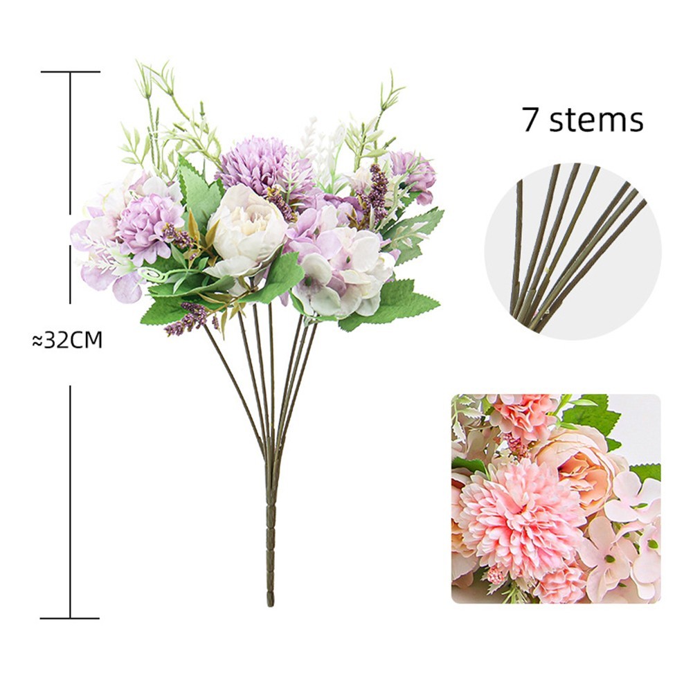 For weddings and Party Hydrangeas Simulation Flowers in Various Colors