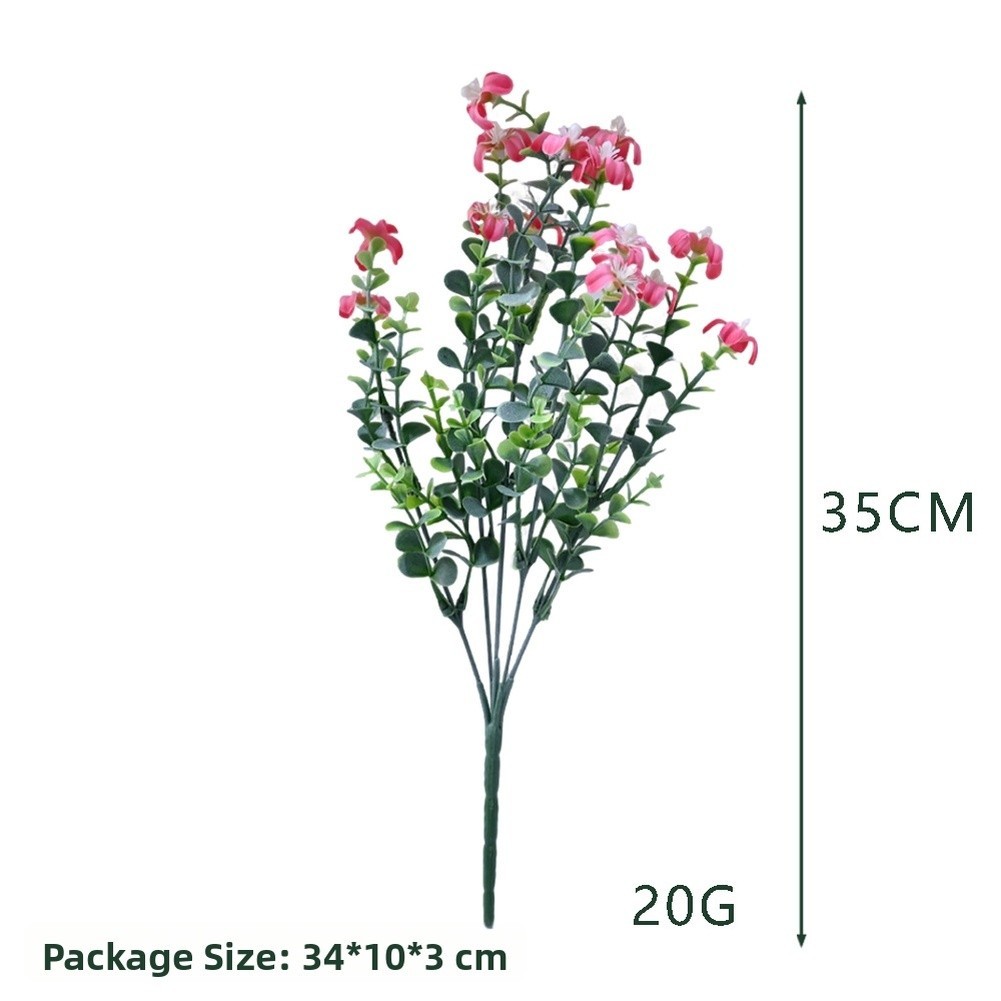 Baby’s Breath Fake Flowers in Pot for Modern Minimalist Home Office Decoration