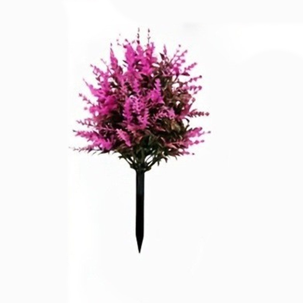Fuchsia Artificial Lavender 46.8cm with Pointed Stake for Easy Insertion