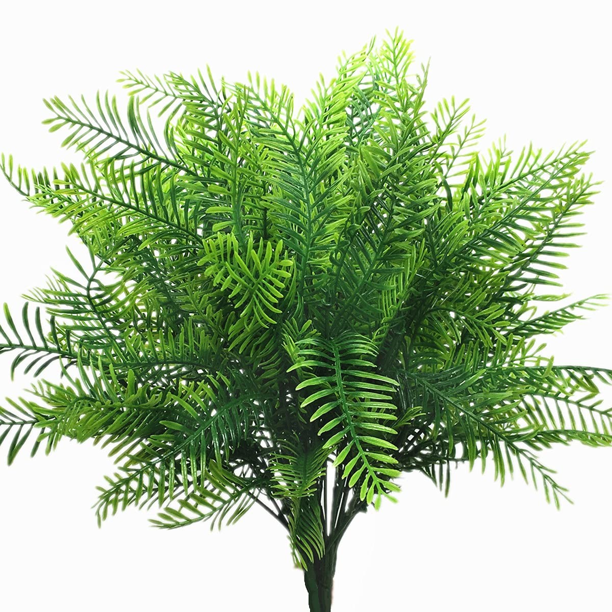 Artificial Shrubs, Plastic Plants Grass Fake Green Bushes Greenery Leaves Wed…