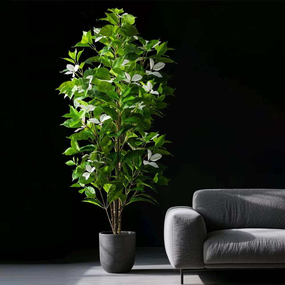 Artificial Ficus Tree Large Fake Banyan Plant Indoor Outdoor Home Garden Decor