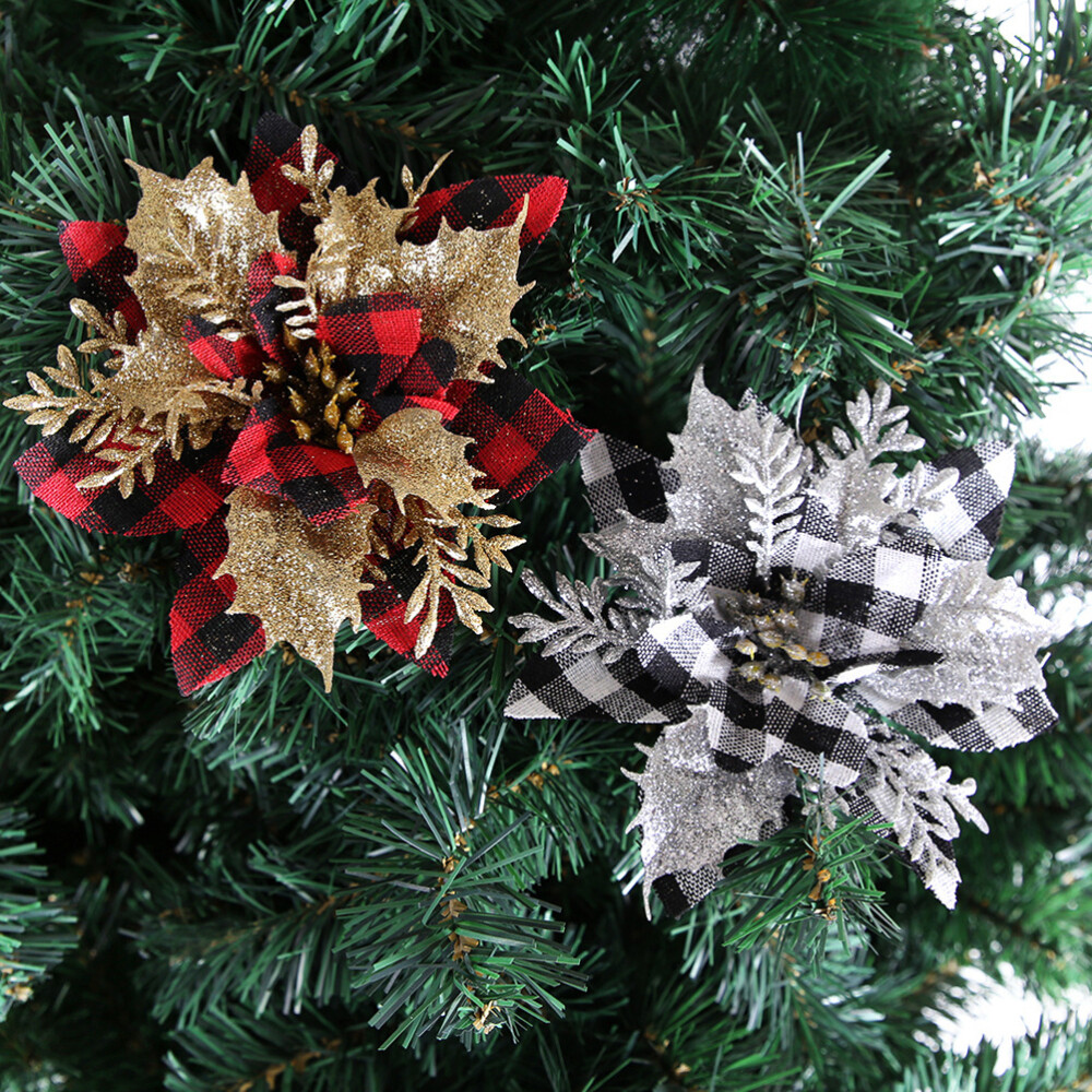 12pcs Party Decorative Festival Christmas Wreath Decoration Xmas Tree Decor